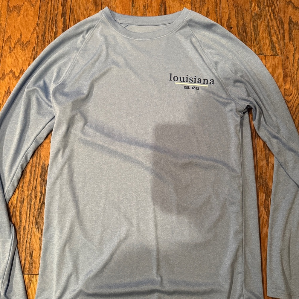 State of Mind Sky Blue Long Sleeve Shirt, Louisiana